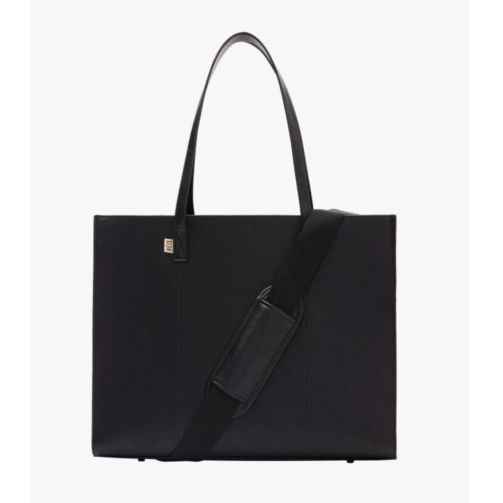 Beis The Large Work Tote in Black